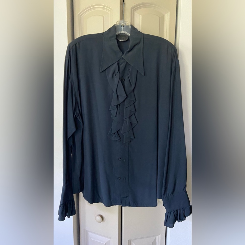 Vintage Anna Sui Ruffled Blouse